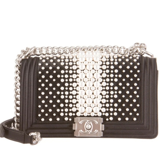 Chanel Pearl Medium Boy Bag Limited Edition - Picture 2 of 7